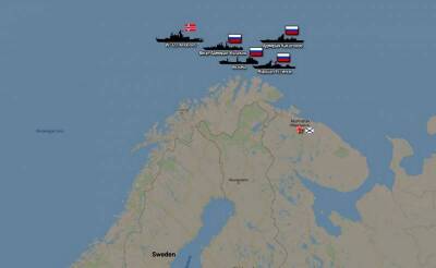 Определенно текущее положение ударной группы Северного флота, которая проведет стрельбы вблизи Великобритании - topcor.ru - Россия - Англия - Ирландия - Североморск