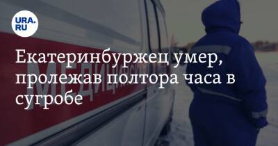 Екатеринбуржец умер, пролежав полтора часа в сугробе - ura.news - Екатеринбург