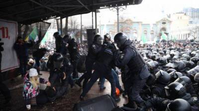На протесте предпринимателей в Киеве пострадали более 20 человек - grodnonews.by - Украина - Киев - Белоруссия - Протесты