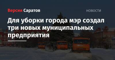 Валерий Радаев - Михаил Исаев - Для уборки города мэр создал три новых муниципальных предприятия - nversia.ru - Саратов