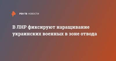Денис Пушилин - В ЛНР фиксируют наращивание украинских военных в зоне отвода - ren.tv - Сирия - Украина - Киев - ДНР - ЛНР - населенный пункт Золотое - Донбасс