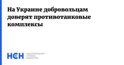 На Украине добровольцам доверят противотанковые комплексы - nsn.fm - Украина