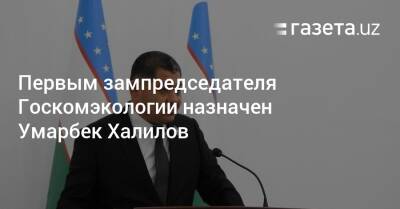 Первым зампредседателя Госкомэкологии назначен Умарбек Халилов - gazeta.uz - Узбекистан - Навоийской обл. - Экология