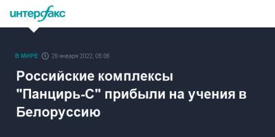 Российские комплексы "Панцирь-С" прибыли на учения в Белоруссию - interfax.ru - Москва - Россия - Белоруссия