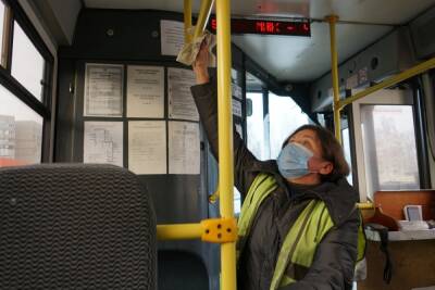 В Тамбове проверили, как дезинфицируют салоны городских автобусов - tambov.mk.ru - Тамбов