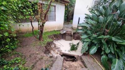 Из-за дождя земля обвалилась под домом в Ришон ле-Ционе - vesty.co.il - Израиль - Ришон