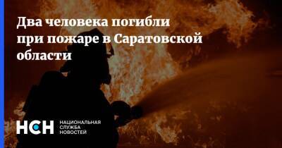 Два человека погибли при пожаре в Саратовской области - nsn.fm - Россия - Саратовская обл. - район Вольский