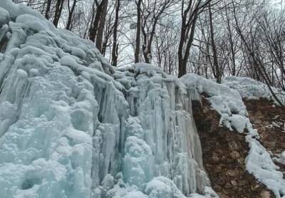 Ледяной водопад появился в Нижнем Новгороде - vgoroden.ru - Швейцария - Нижний Новгород