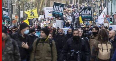 Александр Де-Кроо - Бельгия - Митингующие против COVID-ограничений в Брюсселе потребовали отставки правительства - profile.ru - Бельгия - Брюссель