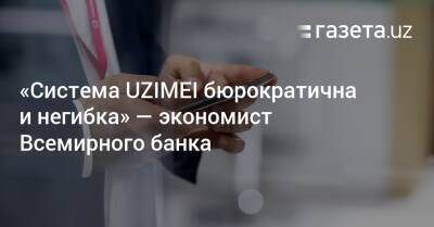 «Система UZIMEI бюрократична и негибка» — экономист Всемирного банка - gazeta.uz - Узбекистан