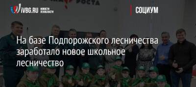 На базе Подпорожского лесничества заработало новое школьное лесничество - ivbg.ru - Украина