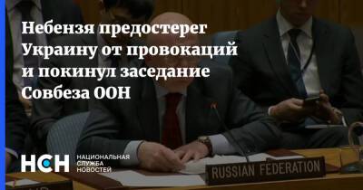 Василий Небензя - Небензя предостерег Украину от провокаций и покинул заседание Совбеза ООН - nsn.fm - Россия - Украина - Киев - Донецк - Луганск