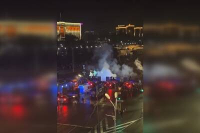 В Казахстане массовые акции протеста переросли в столкновения с полицией - govoritmoskva.ru - Казахстан - Шымкент - Актобе - Караганда - Тараз - Кызылорда