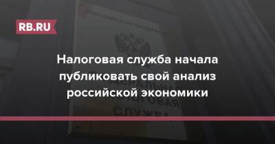 Налоговая служба начала публиковать свой анализ российской экономики - rb.ru - Россия