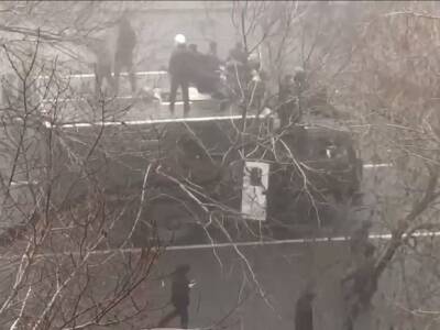 Протестующие разграбили и подожгли здание гостелеканала «Казахстан» - rosbalt.ru - Казахстан - Алма-Ата - Актау - Нур-Султана