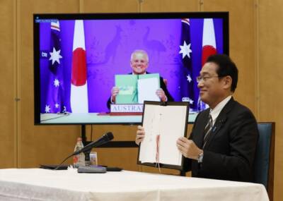 Австралия - Скотт Моррисон - Австралия и Япония подписали пакт об обороне на фоне растущей угрозы со стороны Китая - enovosty.com - Китай - США - Австралия - Япония