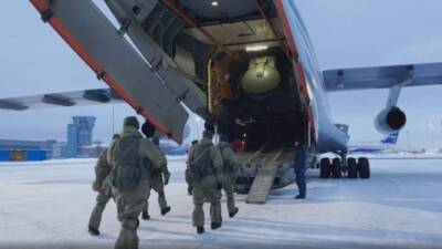 Касым-Жомарт Токаев - В ОДКБ показали видео вылета в Казахстан российских миротворцев - 5-tv.ru - Россия - Казахстан
