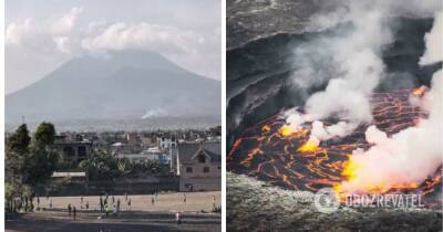 Вулкан Ньирагонго в Африке проснулся – есть ли угроза для населения – фото - obozrevatel.com - Конго - Руанда - Гома