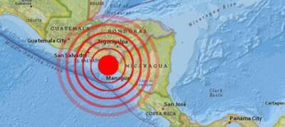 Мощное землетрясение всколыхнуло Никарагуа - unn.com.ua - США - Украина - Киев - Никарагуа - Манагуа
