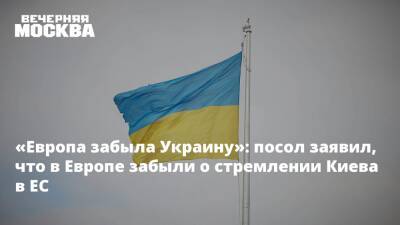 Владимир Путин - Борис Джонсон - Сергей Рябков - Андрей Мельник - «Европа забыла Украину»: посол заявил, что в Европе забыли о стремлении Киева в ЕС - vm.ru - Россия - США - Украина - Киев - Англия - Германия - Берлин - Брюссель