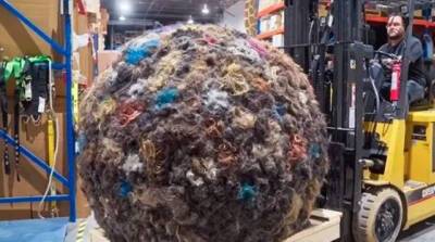 Американец скатал шар из человеческих волос весом 100 килограммов - belta.by - шт. Огайо - Белоруссия - штат Миссури