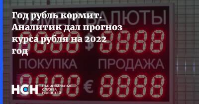 Год рубль кормит. Аналитик дал прогноз курса рубля на 2022 год - nsn.fm