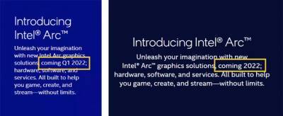 Видеокарты Intel Arc выйдут позже запланированного - goodnews.ua