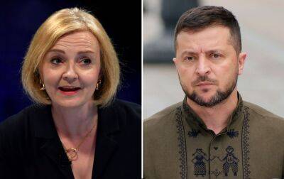 Володимир Зеленський - Зеленський поговорив з Трасс: розраховує на лідерство Британії у прикритті нашого неба - rbc.ua - Україна - Англія