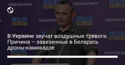 Юрий Игнат - В Украине звучат воздушные тревоги. Причина – завезенные в Беларусь дроны-камикадзе - liga.net - Россия - Украина - Белоруссия