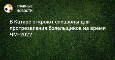 В Катаре откроют спецзоны для протрезвления болельщиков на время ЧМ-2022 - bombardir.ru - Катар