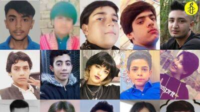 Али Хаменеи - Амини Махсы - В сентябре на протестах в Иране погибли не менее 23 детей - svoboda.org - США - Иран - Тегеран