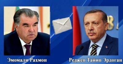 Реджеп Тайип Эрдоган - Эмомали Рахмон - Президент Таджикистана Эмомали Рахмон выразил соболезнования президенту Турции - dialog.tj - Турция - Таджикистан