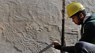 В Мосуле найдены мраморные рисунки времен Ассирийского государства - ru.euronews.com - Ирак - Мосул