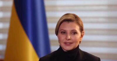 Елена Зеленская - В двубортном жакете и лоферах: Елена Зеленская в образе total black дала интервью немецкому изданию - focus.ua - Россия - Украина - Германия