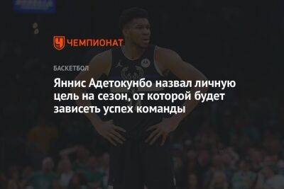 Яннис Адетокунбо - Яннис Адетокунбо назвал личную цель на сезон, от которой будет зависеть успех команды - championat.com
