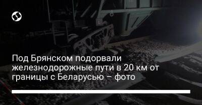 Александр Богомаз - Под Брянском подорвали железнодорожные пути в 20 км от границы с Беларусью – фото - liga.net - Россия - Украина - Киев - Белоруссия - Брянск - Брянская обл.