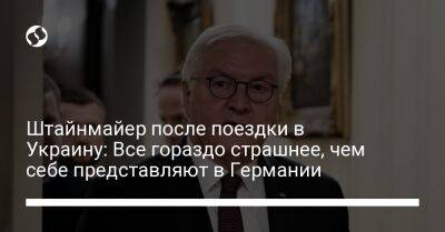 Штайнмайер Франк-Вальтер - Штайнмайер после поездки в Украину: Все гораздо страшнее, чем себе представляют в Германии - liga.net - Украина - Германия - Черниговская обл.