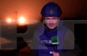 Видеофакт: Российский пропагандист испуганно убегает от взрыва после удара ВСУ в Шахтерске - charter97.org - Россия - Украина - Белоруссия - Шахтерск