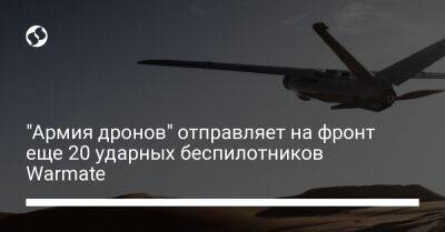 Михаил Федоров - Олег Гороховский - "Армия дронов" отправляет на фронт еще 20 ударных беспилотников Warmate - liga.net - Украина - Киев