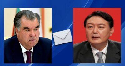 Эмомали Рахмон - Юн Сок Ель - Эмомали Рахмон направил телеграмму соболезнования Президенту Кореи Юн Сок Ёлю - dialog.tj - Южная Корея - Таджикистан - Сеул - Корея