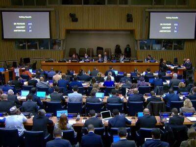 Комитет ООН поддержал резолюцию о риске распространения ядерного оружия на Ближнем Востоке. Авторы обратились к Израилю, но не упомянули Иран - gordonua.com - Украина - Израиль - Иран - Иерусалим
