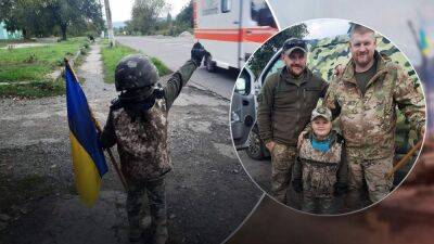 7-летний Артемка из прифронтового поселка приветствует каждое авто ВСУ украинским флагом: фото - 24tv.ua - Украина - Кривой Рог