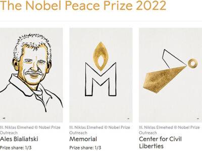Нобелівську премію миру присуджено правозахисникам з України, Білорусі та Росії - bin.ua - Украина - Росія - Срср