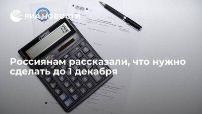 Юрист Мельник напомнил россиянам о необходимости заплатить до 1 декабря налоги за 2021 год - smartmoney.one - Россия