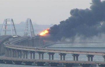 Крымский мост обрушился после взрыва на нем - charter97.org - Белоруссия