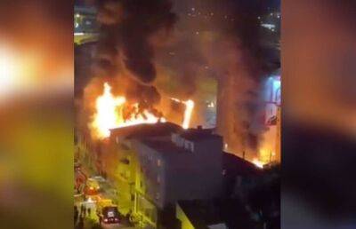 В Стамбуле прогремел взрыв, после которого вспыхнул пожар - ont.by - Белоруссия - Турция - Стамбул