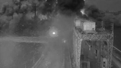 Кремлевские СМИ опубликовали видео подрыва моста на Каховской ГЭС - pravda.com.ua - Херсонская обл.