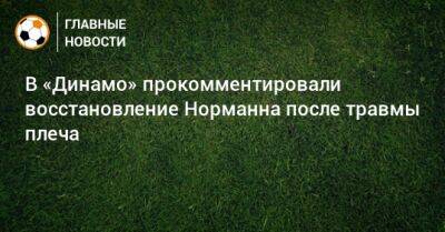Матиас Норманн - В «Динамо» прокомментировали восстановление Норманна после травмы плеча - bombardir.ru