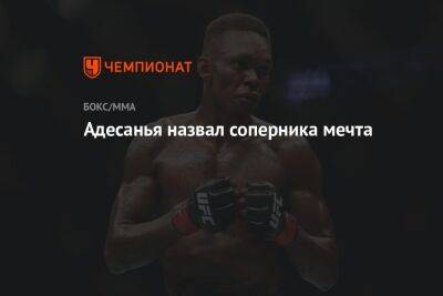 Исраэль Адесанья - Алексей Перейрой - Адесанья назвал соперника мечты - championat.com - Бразилия - Новая Зеландия