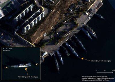 Опубліковано супутникові знімки пошкоджених кораблів Чорноморського флоту (ФОТО) - lenta.ua - Украина - Росія - місто Севастополь - Англія - Крим